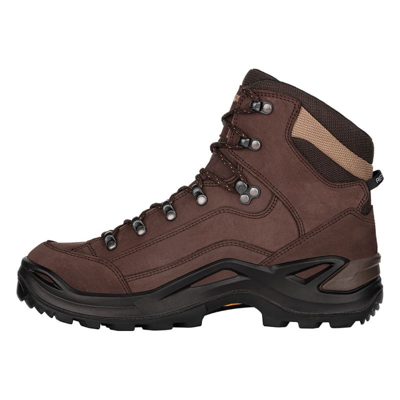 LOWA Boots Men's Renegade GTX Mid-Espresso