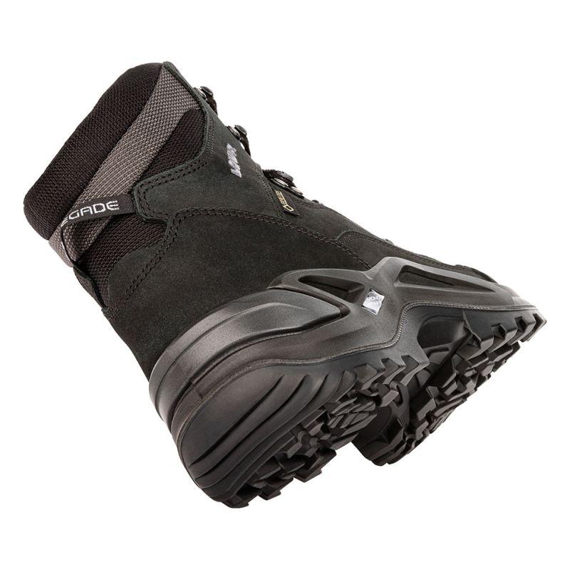 LOWA Boots Men's Renegade GTX Mid-Deep Black