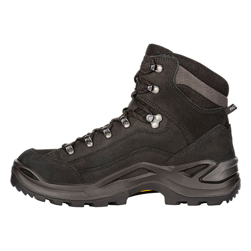 LOWA Boots Men's Renegade GTX Mid-Deep Black