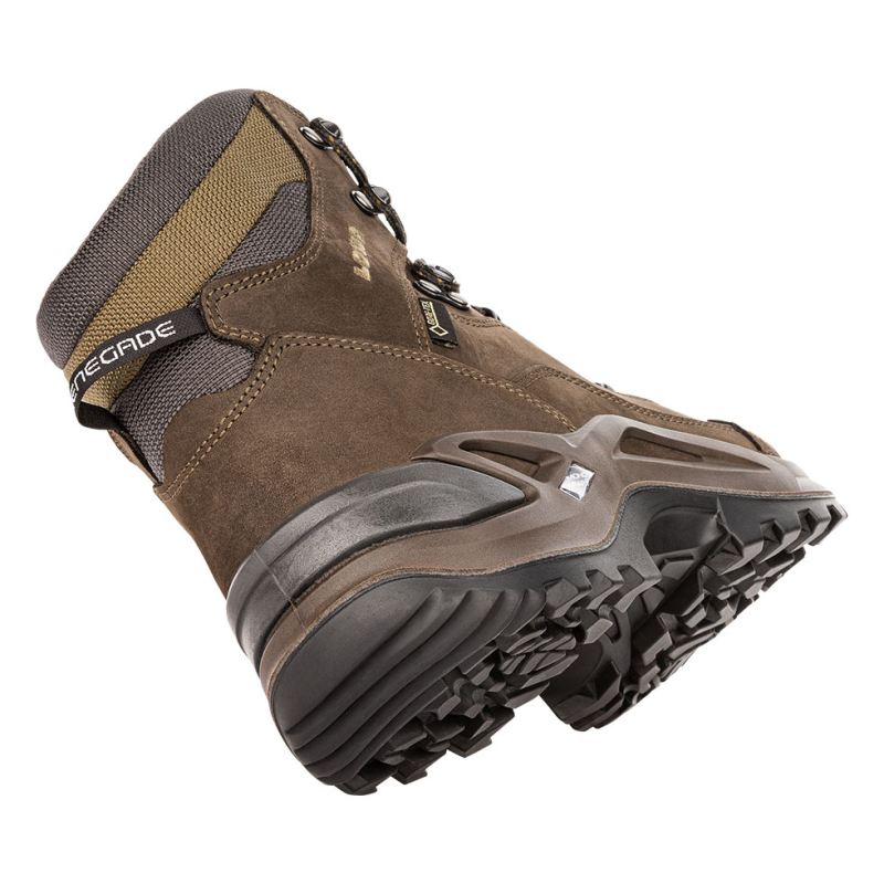 LOWA Boots Men's Renegade GTX Mid-Slate - Click Image to Close