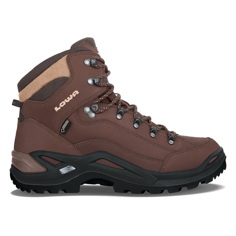 LOWA Boots Men's Renegade GTX Mid-Espresso - Click Image to Close