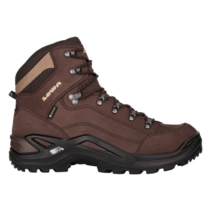 LOWA Boots Men's Renegade GTX Mid-Espresso - Click Image to Close