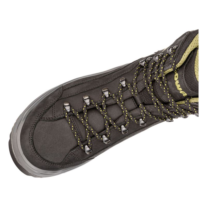 LOWA Boots Men's Renegade GTX Mid-Black/Olive