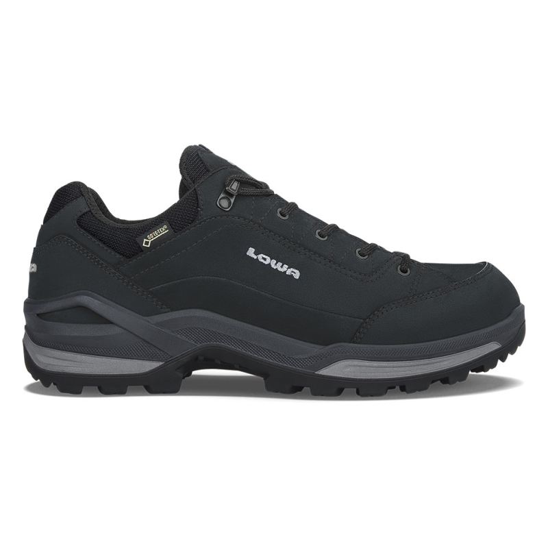 LOWA Boots Men's Renegade GTX Lo-Black/Graphite