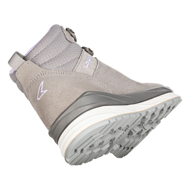 LOWA Boots Women's Malta GTX Mid Ws-Light Grey