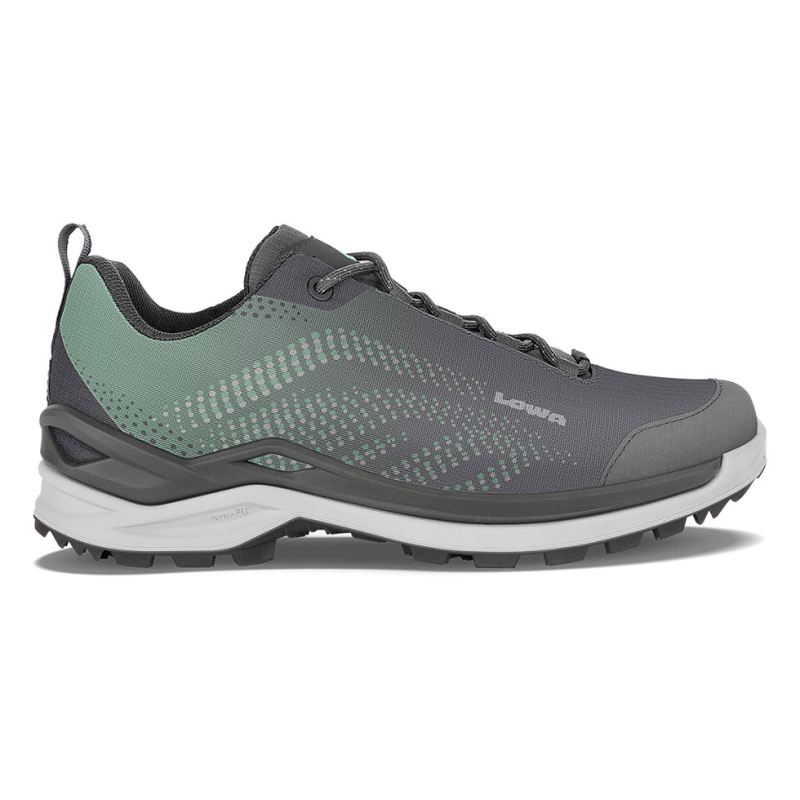 LOWA Boots Women's Zirrox GTX Lo Ws-Grey/Jade