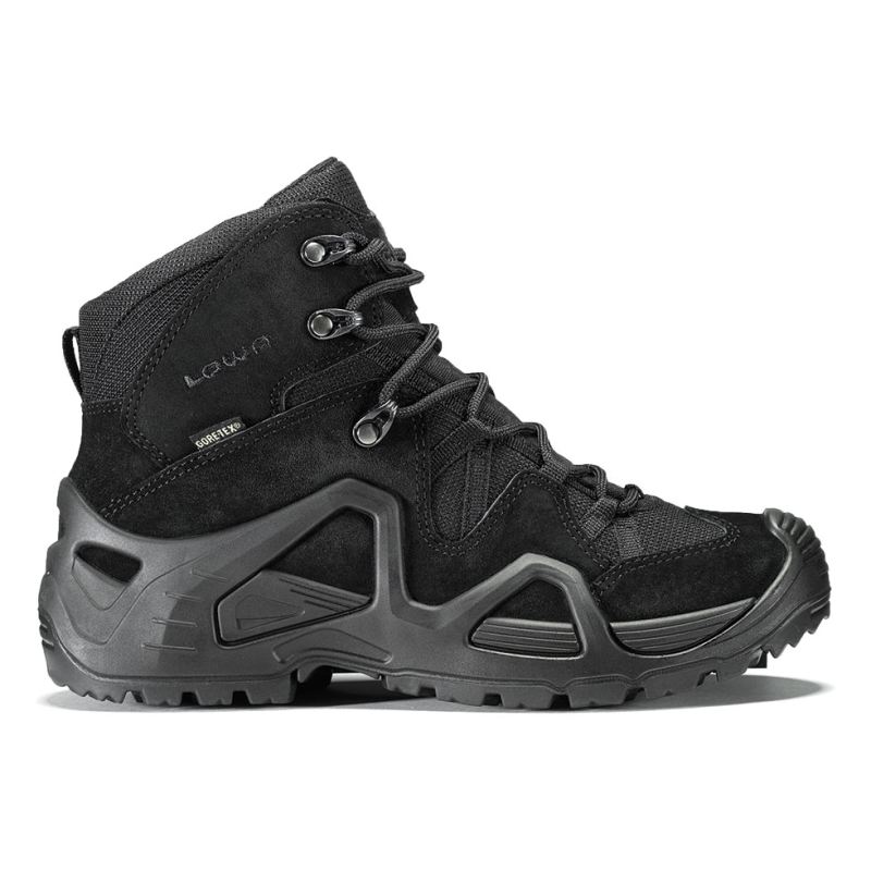 LOWA Boots Women's Zephyr GTX Mid TF Ws-Black/Black