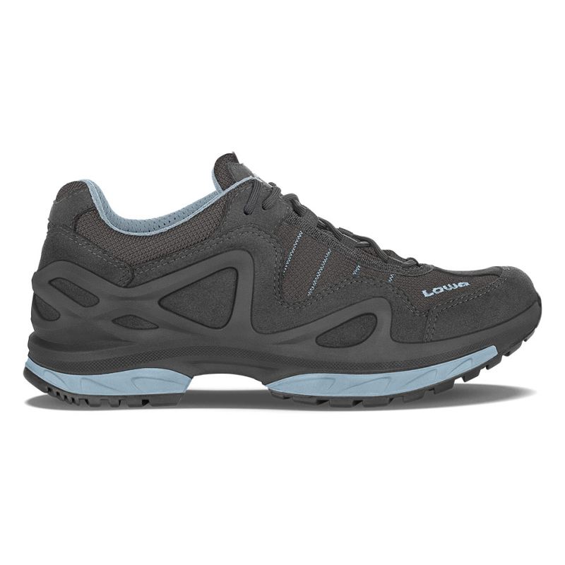 LOWA Boots Women's Gorgon GTX Ws-Anthracite/Ice Blue - Click Image to Close