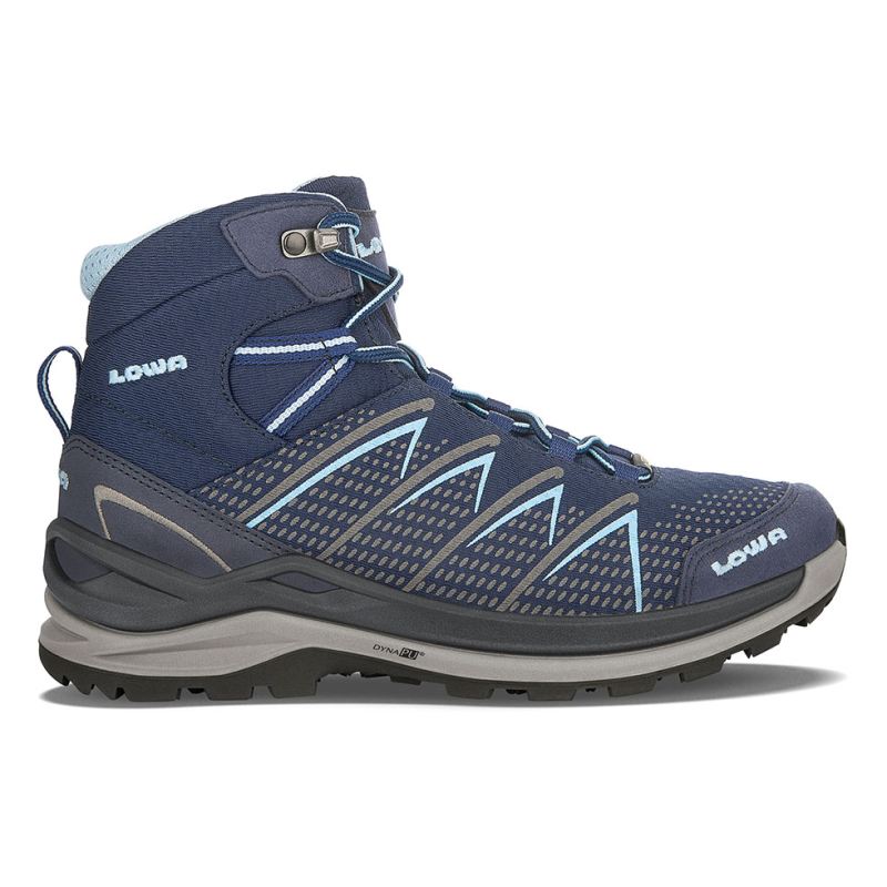 LOWA Boots Women's Ferrox Pro GTX Mid Ws-Navy/Ice Blue - Click Image to Close