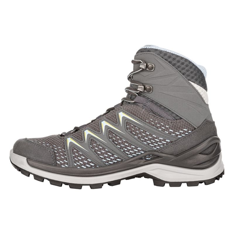 LOWA Boots Women's Innox Pro GTX Mid Ws-Graphite/Mint