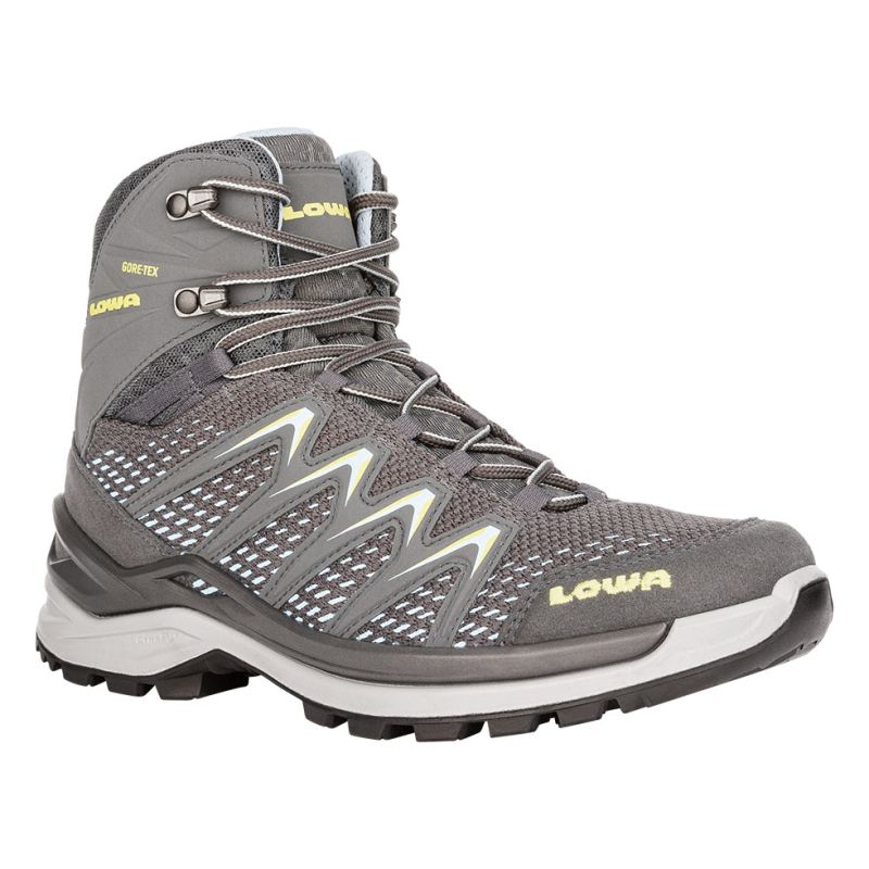 LOWA Boots Women's Innox Pro GTX Mid Ws-Graphite/Mint