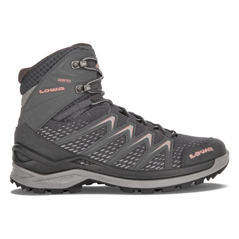 LOWA Boots Women's Innox Pro GTX Mid Ws-Anthracite/Rose