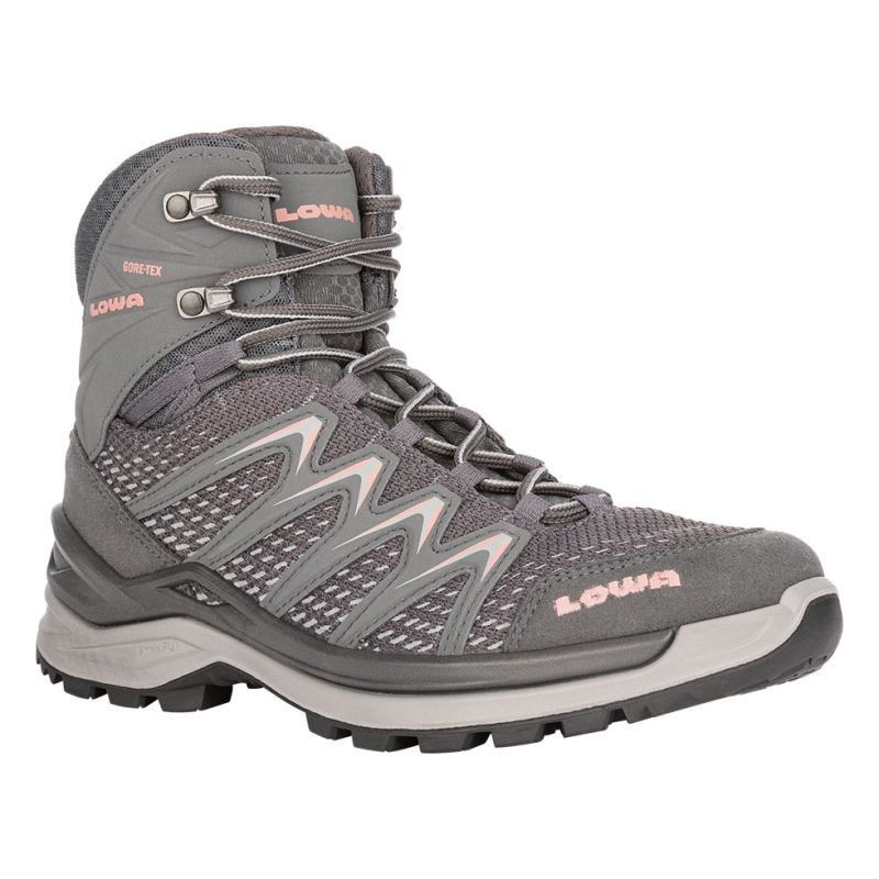 LOWA Boots Women's Innox Pro GTX Mid Ws-Anthracite/Rose