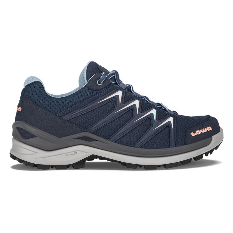 LOWA Boots Women's Innox Pro GTX Lo Ws-Navy/Salmon