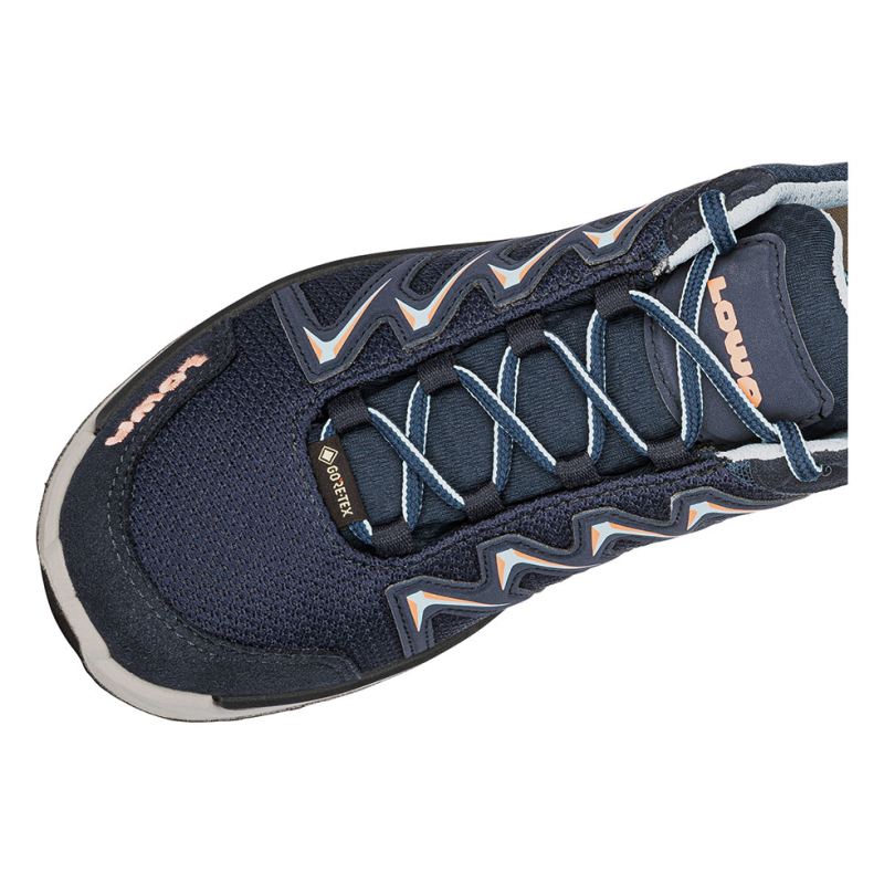 LOWA Boots Women's Innox Pro GTX Lo Ws-Navy/Salmon