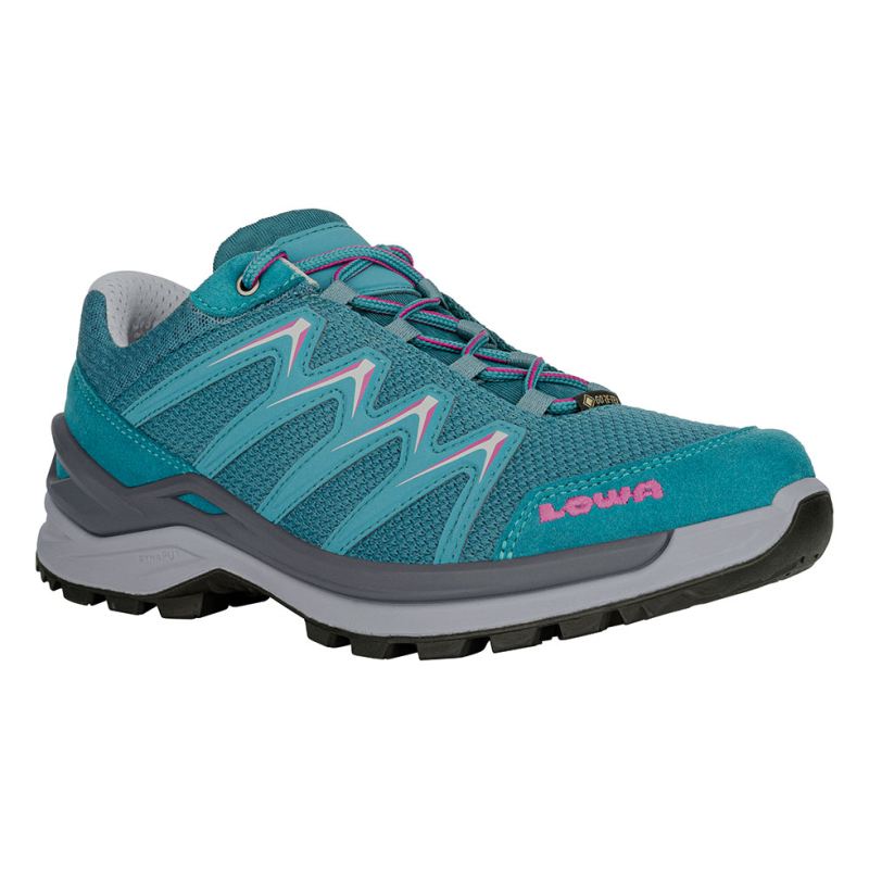 LOWA Boots Women's Innox Pro GTX Lo Ws-Turquoise/Pink