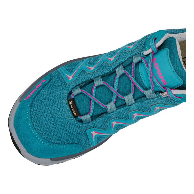 LOWA Boots Women's Innox Pro GTX Lo Ws-Turquoise/Pink