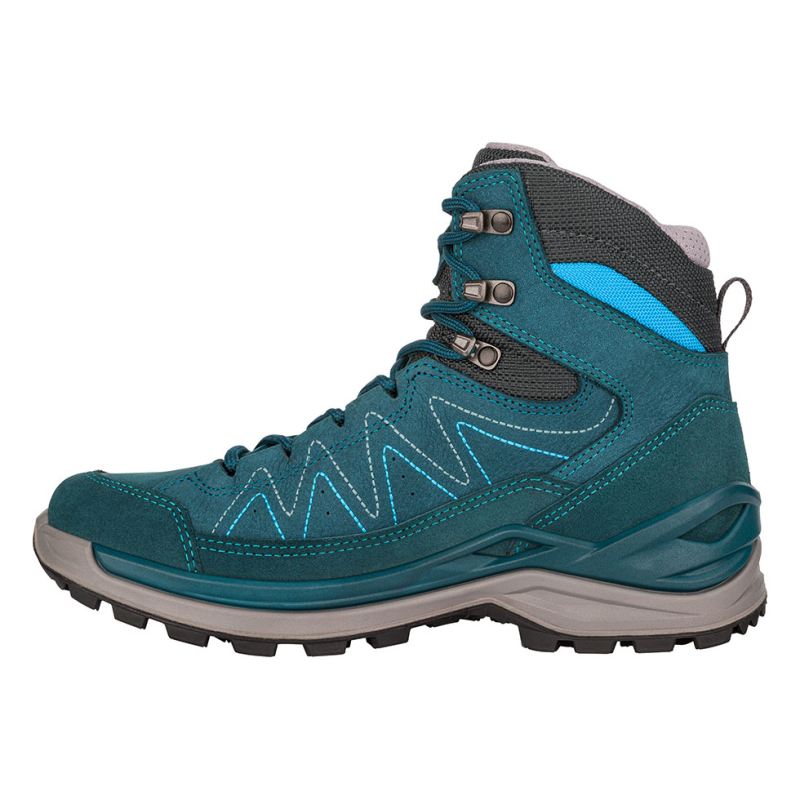 LOWA Boots Women's Toro Evo GTX Mid Ws-Petrol