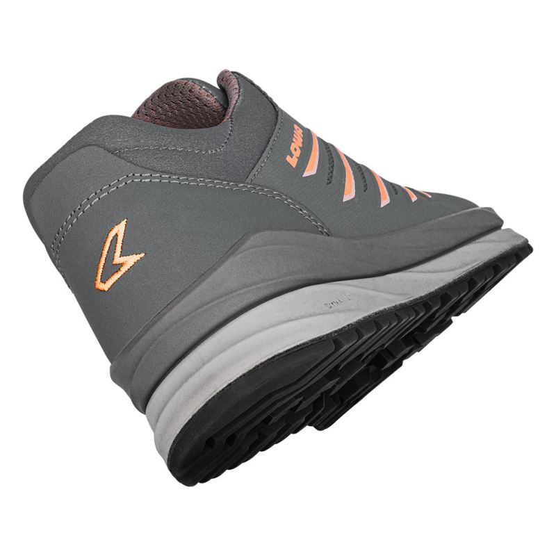 LOWA Boots Women's Axos GTX Lo Ws-Grey/Melon