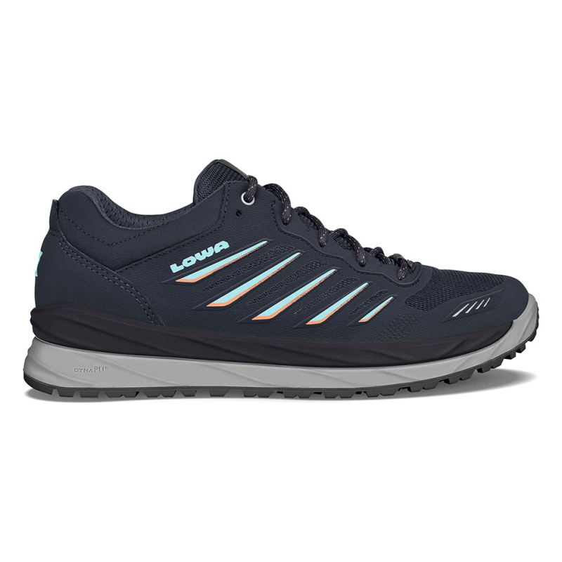 LOWA Boots Women's Axos GTX Lo Ws-Navy/Ice Blue