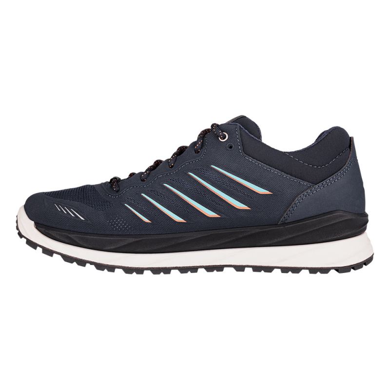 LOWA Boots Women's Axos GTX Lo Ws-Navy/Ice Blue