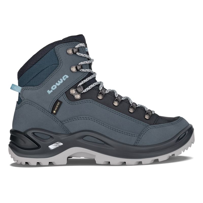 LOWA Boots Women's Renegade GTX Mid Ws-Smoke Blue - Click Image to Close