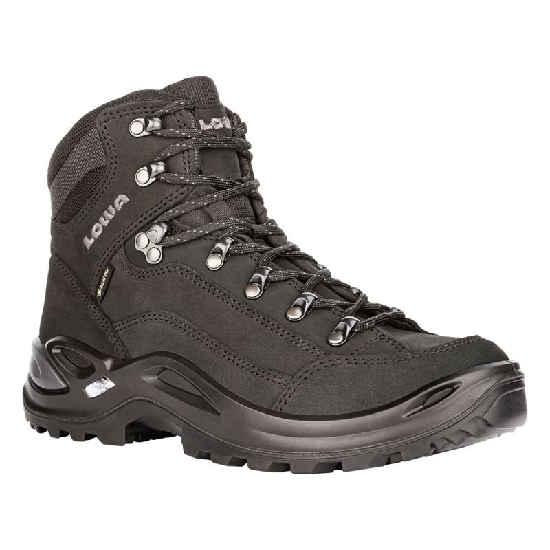 LOWA Boots Women's Renegade GTX Mid Ws-Deep Black - Click Image to Close