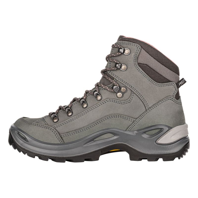 LOWA Boots Women's Renegade GTX Mid Ws-Graphite/Rose