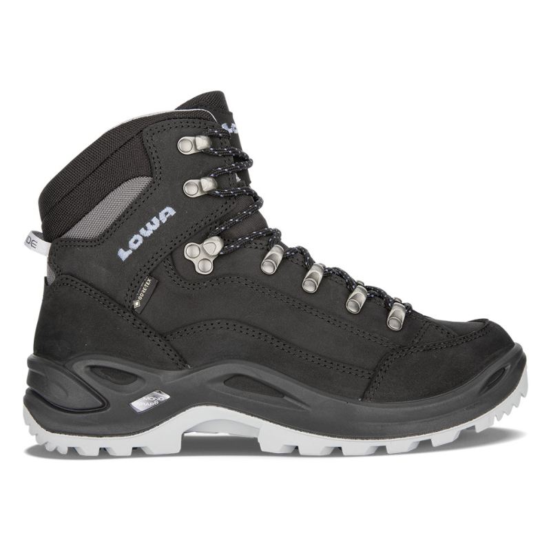 LOWA Boots Women's Renegade GTX Mid Ws-Black/Ice Blue