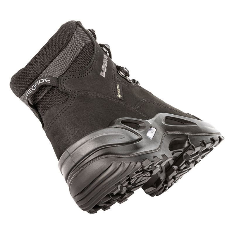 LOWA Boots Women's Renegade GTX Mid Ws-Deep Black - Click Image to Close