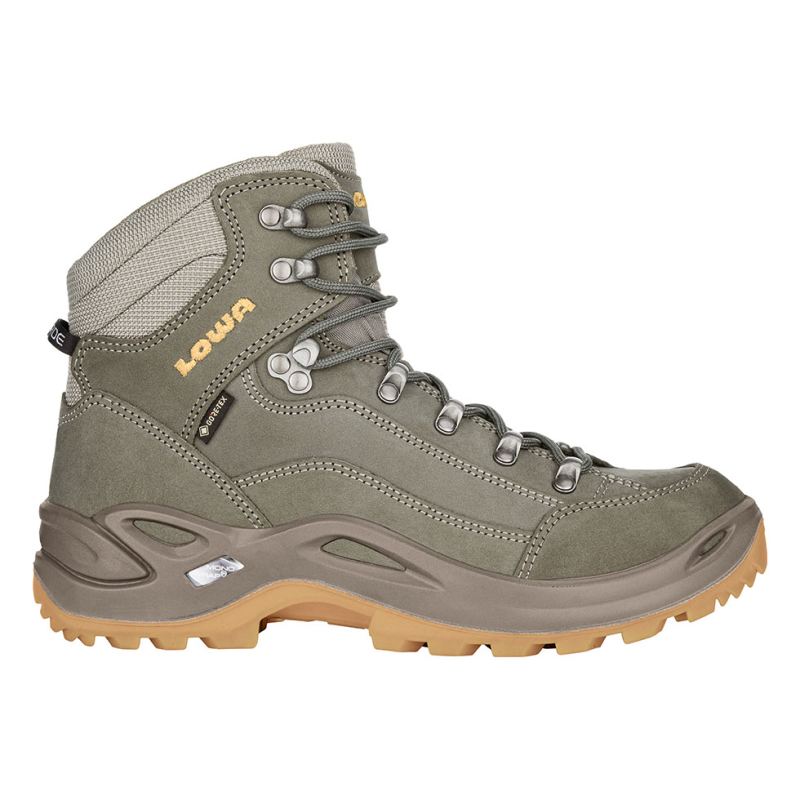 LOWA Boots Women's Renegade GTX Mid Ws-Reed/Honey - Click Image to Close