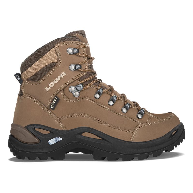 LOWA Boots Women's Renegade GTX Mid Ws-Taupe - Click Image to Close
