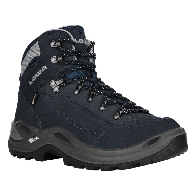 LOWA Boots Women's Renegade GTX Mid Ws-Navy/Grey