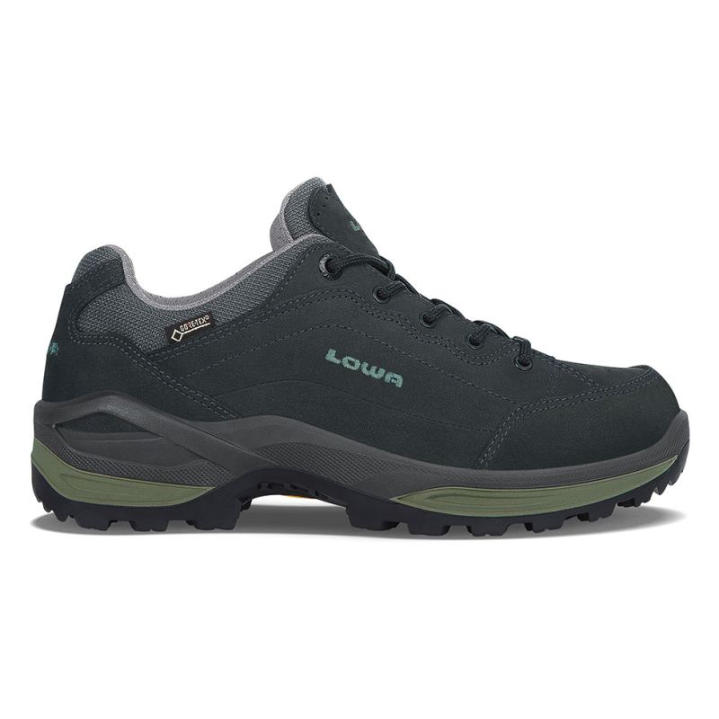 LOWA Boots Women's Renegade GTX Lo Ws-Graphite/Jade