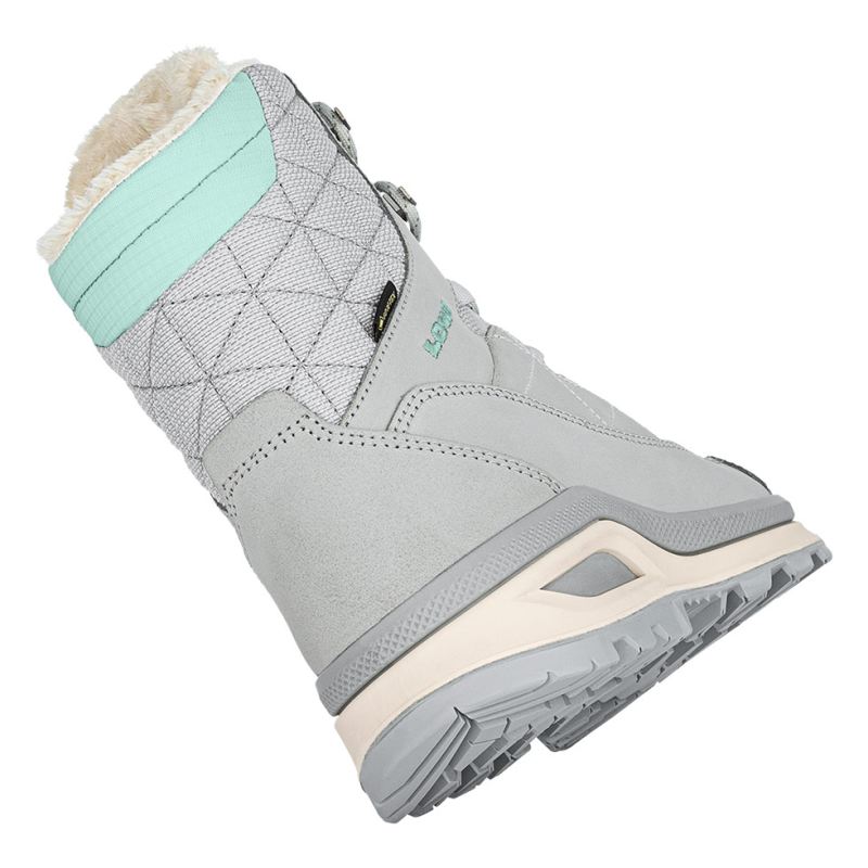 LOWA Boots Women's Ottawa GTX Ws-Light Grey/Aquamarine - Click Image to Close