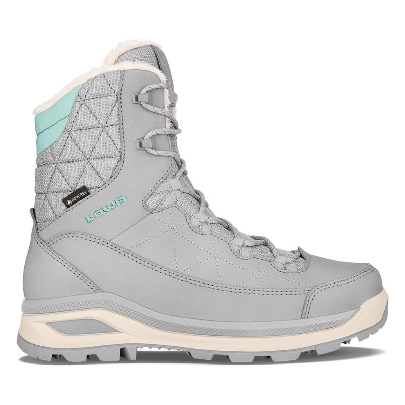 LOWA Boots Women's Ottawa GTX Ws-Light Grey/Aquamarine - Click Image to Close