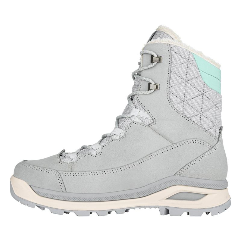 LOWA Boots Women's Ottawa GTX Ws-Light Grey/Aquamarine