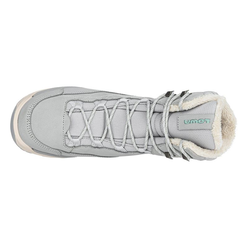 LOWA Boots Women's Ottawa GTX Ws-Light Grey/Aquamarine