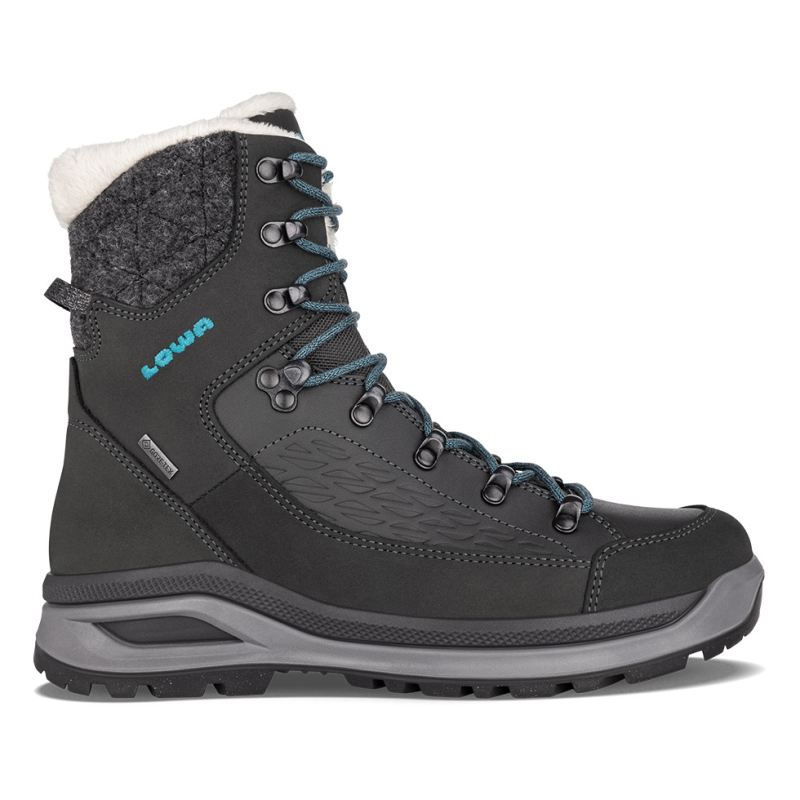 LOWA Boots Women's Renegade Evo Ice GTX Ws-Anthracite/Petrol